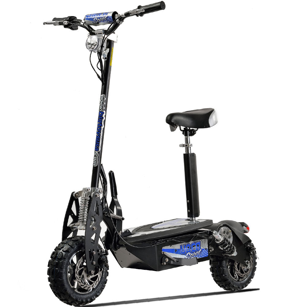 MotoTec/UberScoot 1600w Electric Scooter Black Evo-1600