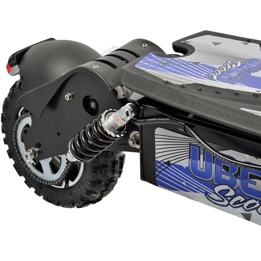 MotoTec/UberScoot 1600w Electric Scooter Black Evo-1600