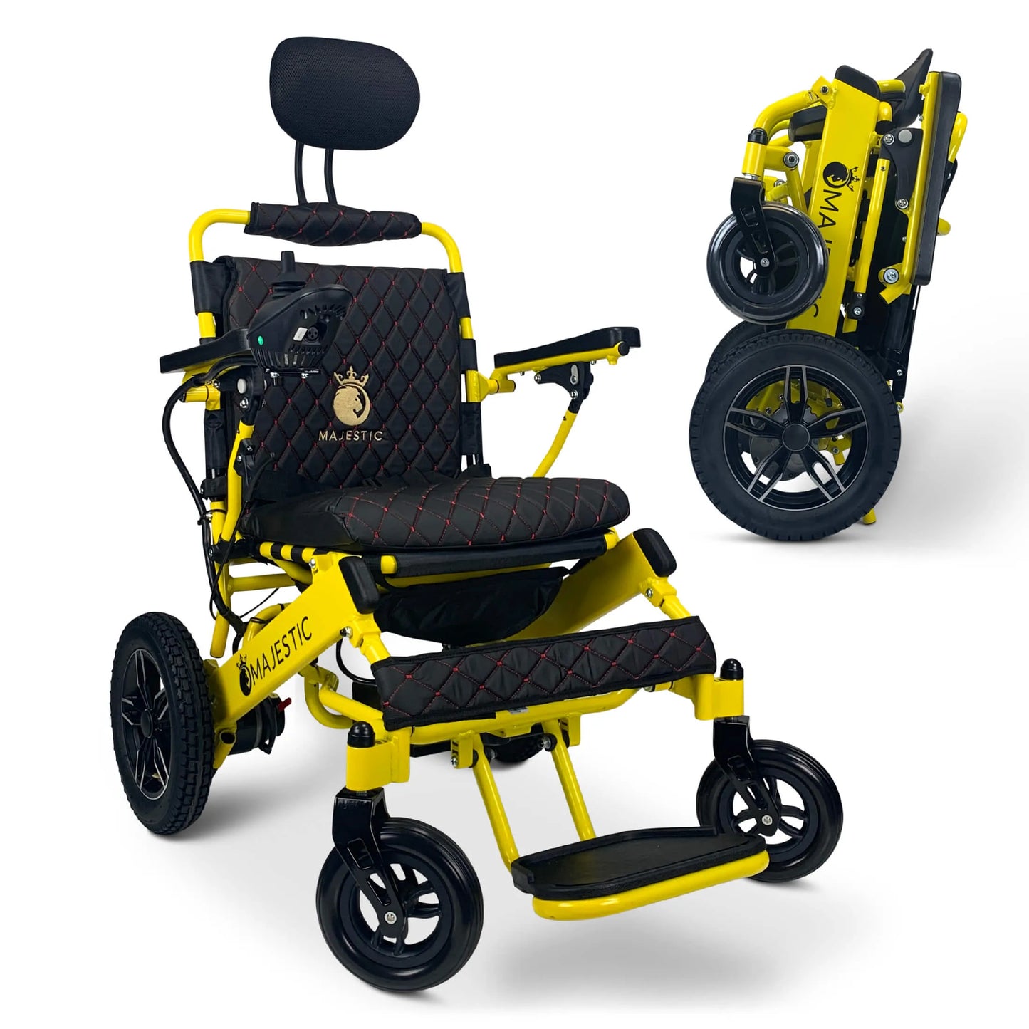 ComfyGO MAJESTIC IQ-8000 Remote Controlled Electric Wheelchair Non-recline 17.5" Wide Seat
