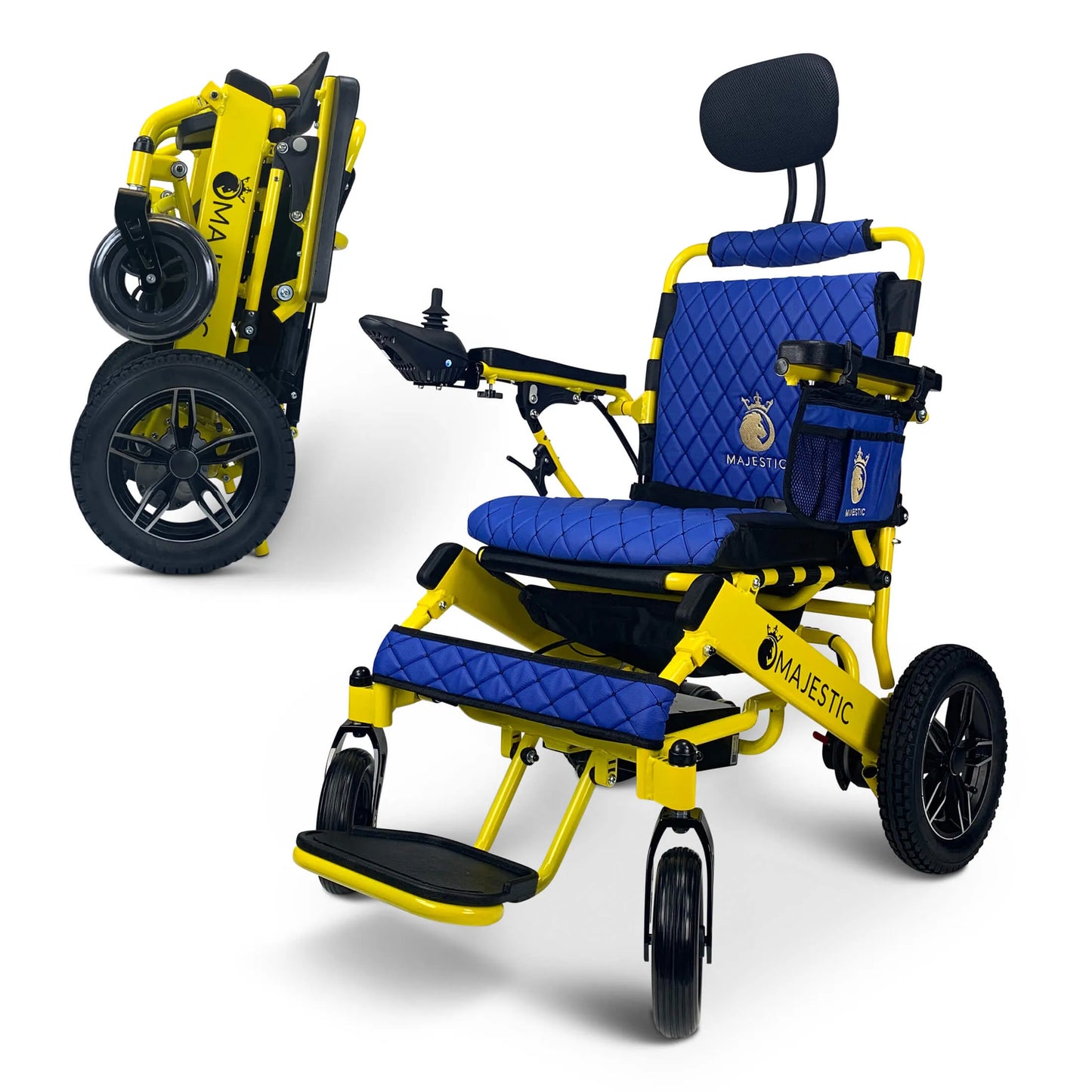 ComfyGO MAJESTIC IQ-8000 Remote Controlled Electric Wheelchair Non-recline 17.5" Wide Seat