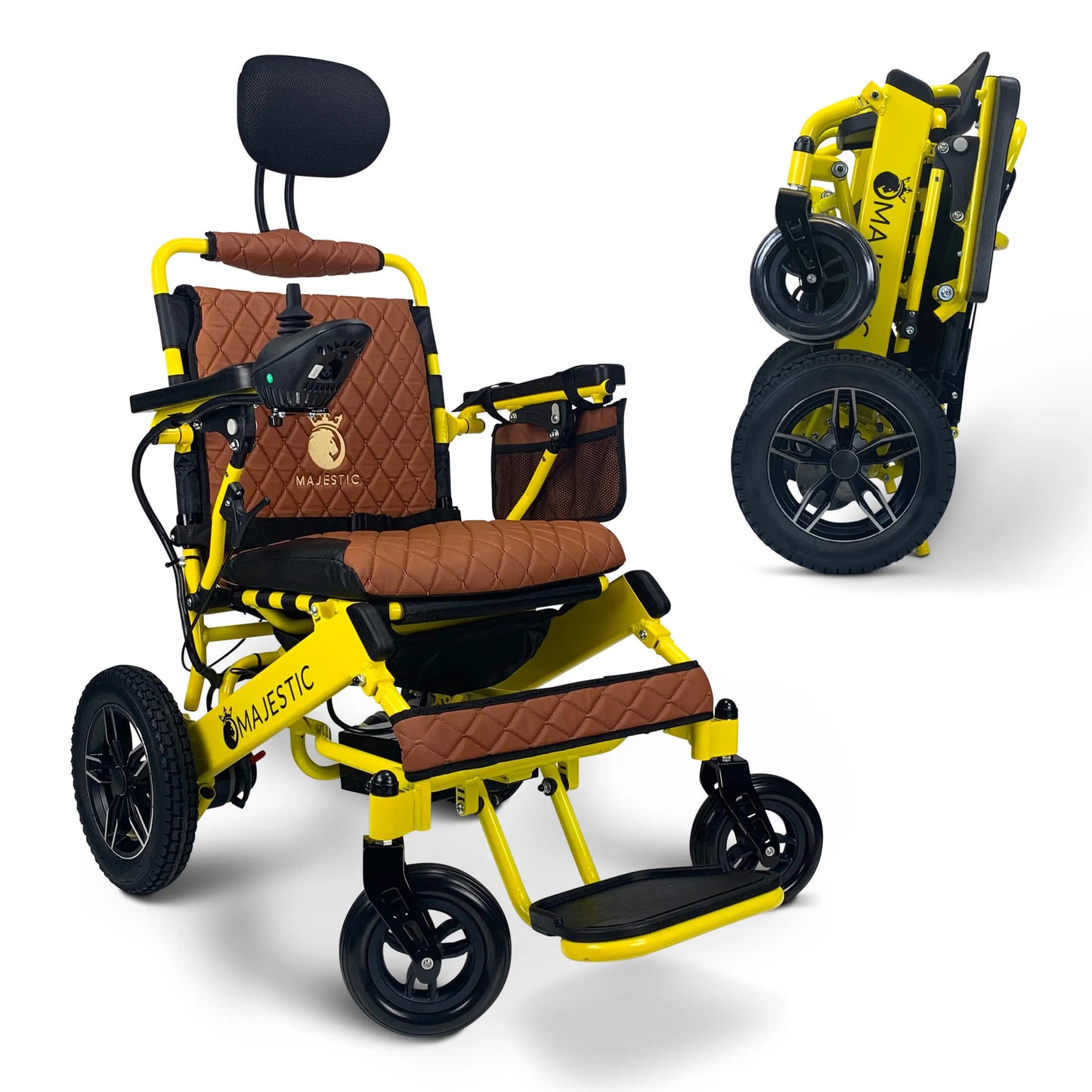 ComfyGO MAJESTIC IQ-8000 Remote Controlled Electric Wheelchair Non-recline 17.5" Wide Seat