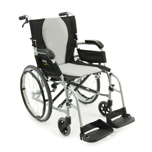 Karman Healthcare Ergo Flight 16" and 18" seat Ultra Lightweight Ergonomic Wheelchair with Quick Release Wheels