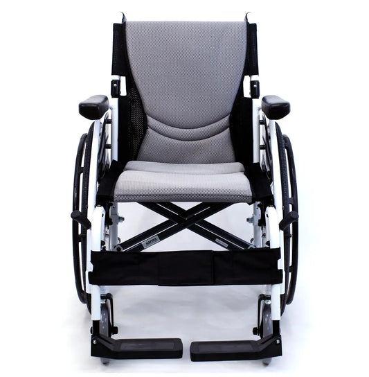 Karman Healthcare S-Ergo 115 16", 18" and 20" seat Ultra Lightweight Ergonomic Wheelchair with Swing Away Footrest